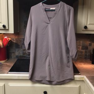 Orange Carmel mini dress light brown/dark tan